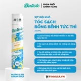  CTY - Dầu gội khô Batiste Dry Shampoo Fresh Breezy Citrus hương tươi mát 200ml 