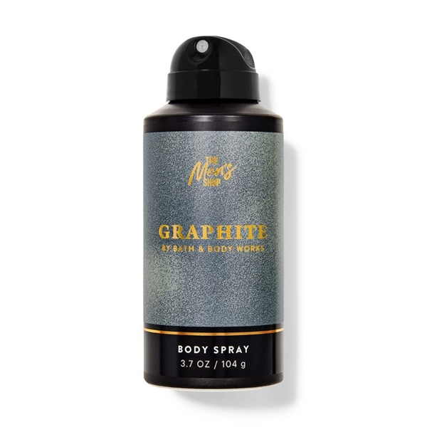  Xịt thơm body nam BBW Graphite Body Spray 3.7Oz 104g 