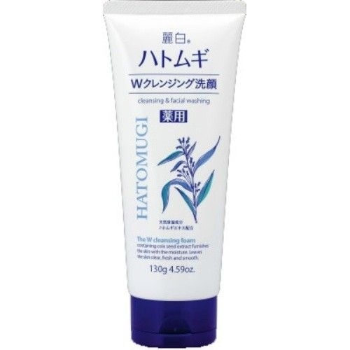  NK - Sữa rửa mặt tẩy trang Reihaku Hatomugi W - Cleansing Foam 4.59Oz 130g 