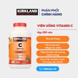  NK-Viên uống bổ sung hỗ trợ tăng đề kháng Kirkland Vitamin C 1000Mg 500 viên 