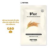  NK - Mặt nạ gạo Prettyskin Total Solution Essential Sheet Mask 0.81Oz 23g 