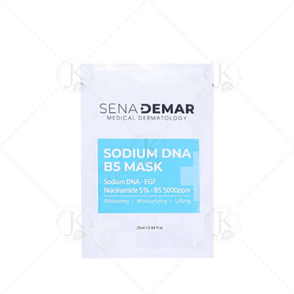  NK - Set 10 miếng mặt nạ cấp ẩm, dưỡng trắng, phục hồi da Senademar Sodium DNA B5 