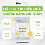  NK - Tách lẻ Hộp 10 miếng mặt nạ dưỡng da, hỗ trợ làm sáng da Mediheal Derma Synergy Wrapping Mask Niacinamide X Glutathione 25ml 