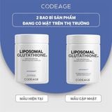  NK - Viên uống trắng da chống lão hóa Codeage Liposomal Glutathione 1000g 60 viên 