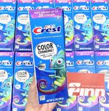  Kem đánh răng Crest Kid's Advanced Color Changing Toothpaste Bubblegum 4.2Oz 119g 