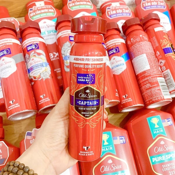  NK - Xịt khử mùi Old Spice Captain 150ml 
