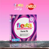 NK - Combo 3 chiếc bao cao su Fiesta Imported Condoms Form Fit 