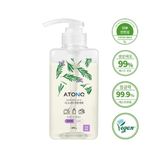  NK - Nước rửa bình sữa, rau củ quả và chén bát thuần chay đậm đặc Atono2 cho bé từ 0M+ Hương thảo dạng chai 480g 