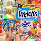 NK - Thùng kẹo dẻo trái cây Welch's Fruit Snacks Mixed Fruit 90 gói 
