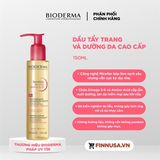  (S08/26) NK - Dầu tẩy Trang Bioderma cleansing oil 5Oz 150ml 
