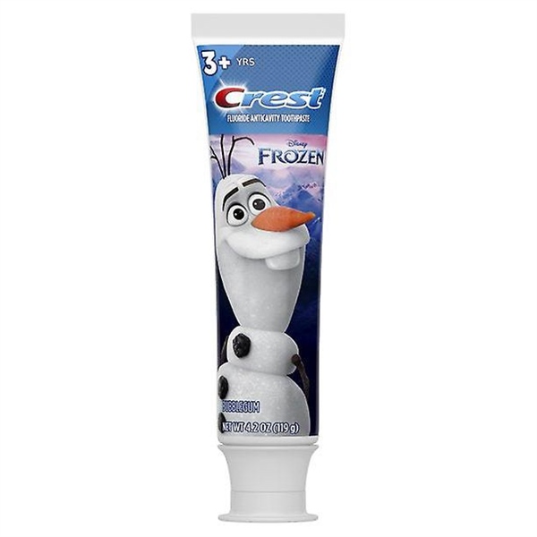  Kem đánh răng Crest Flouride Anticavity Toothpaste Frozen Bubblegum 4.2Oz 119g 