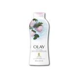  NK - Sữa tắm Olay Fresh Outlast – Notes of White Strawberry & Mint 24HR Fresh Vibes Body Wash 650ml 22Oz 