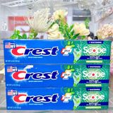  NK - Kem đánh răng Crest Plus Scope Outlast + Whitening Fluoride Anticavity Toothpaste 5.4Oz 153g 