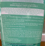  NK - Sữa rửa mặt cho da mụn Senka Acne Care 100g 