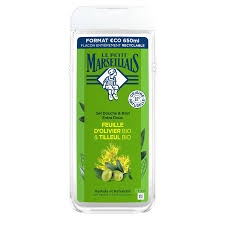  NK - Gel tắm và ngâm bồn Le Petit Mareillais dịu nhẹ chiết xuất Oliu và hoa bồ đề hữu cơ 650ml 