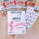  (Úc) Viên uống bổ sung vitamin cho mẹ bầu Elevit Pre-conception & Pregnancy Vitamins & Minerals 100 viên 