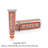  NK - Kem đánh răng hương bạc hà và gừng tươi tốt cho nướu và chân răng Marvis Ginger Mint 85ml 