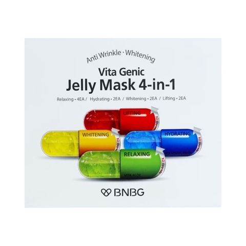  NK - Hộp 10 miếng mặt nạ BNBG Vita Genic Jelly Mask 4-In-1 