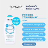  NK - Dung dịch vệ sinh phụ nữ Femfresh Untimate Care Active Fresh Wash 250ml 
