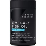  Viên uống bổ sung Sports Research Triple Strength Omega-3 Wild Alaskan Fish Oil 1250mg 180 viên 