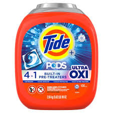  Viên giặt Tide Pods Laundry Detergent Plus Ultra Oxi 100 viên 90Oz 2.56kg 