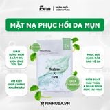 NK - Hộp 4 miếng mặt nạ dưỡng da, làm dịu da Mediheal Derma Synergy Wrapping Mask Teatree & Cica 25ml 