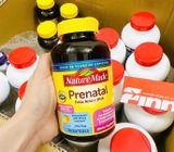  NK - Vitamin tổng hợp cho bà bầu Nature Made Prenatal Folic Acid + DHA 150 viên 