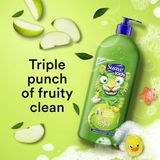 NK - Sữa tắm gội xả cho bé Suave Kids Natural 3-in-1 Shampoo, Conditioner, Body Wash - Silly Apple - 18Oz 532ml 
