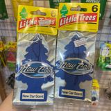  Set 6 cây thông thơm xe Little Trees Air Freshener New Car Scent Fragrance 