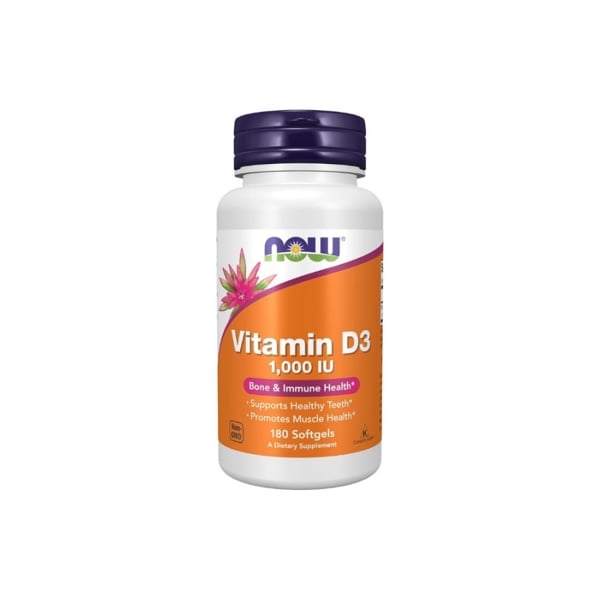  Viên uống bổ sung Now Vitamin D3 1000 IU 180 viên 