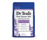  (SNL) Muối tắm ngâm bồn Dr Teal's Soothe & Sleep Lavender Pure Epsom Bath Salt 1.36kg 
