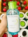  ( Nắp nhấn xanh) Nước tẩy trang cho da nhạy cảm Bioderma Sebium H2o Micellar Water Pump Reverse 500ml 