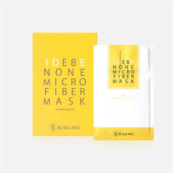  NK - Hộp 10 miếng mặt nạ cải thiện sắc tố da vải vi sợi Be’Balance Idebe Micro Fiber Mask 