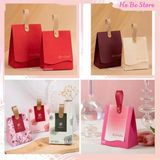  Hộp quà tặng Happy đỏ tươi có quai xách size 14.5*11*7cm 