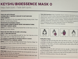  NK - Hộp 10 miếng mặt nạ Keyshu hành tím cấp ẩm mờ thâm Botanic Fiber Bioessence Mask O 