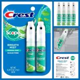 Set 2 xịt thơm miệng Crest Pocketmist Scope Mint Breath Sprays 0.24Oz 7ml/2ct 