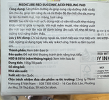  NK - Toner Pad tẩy da chết, giảm mụn, dịu da Medicube Red Succinic Acid Peeling Pad Exfoliating 155g 