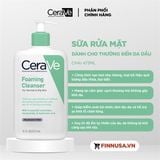  NK-Sữa rữa mặt Cerave Foaming Cleanser For Normal To Oily Skin 16Oz 473ml 