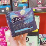  (SALE-T7/26) Băng vệ sinh Libra Invisible Regular Wings 12 miếng 
