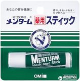  NK - Son dưỡng ẩm bạc hà dành cho môi khô, nứt nẻ Omi Brotherhood Menturm 4g 