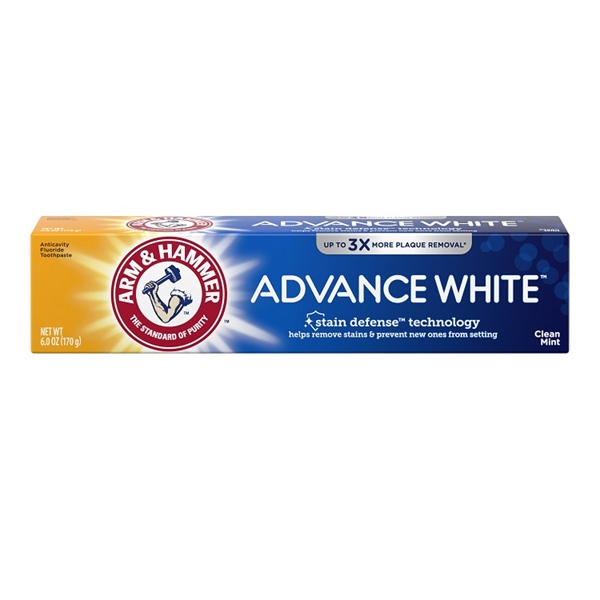  Kem đánh răng Arm & Hammer Advance White Baking Soda & Peroxide Toothpaste, Extreme Whitening Clearmint 4.3Oz 121g 