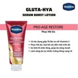  (Thái) Kem dưỡng thể giúp dưỡng ẩm, làm sáng và đều màu da Vaseline Healthy Bright Gluta-Hya Serum Burst Lotion Pro-Age Restore 290ml 