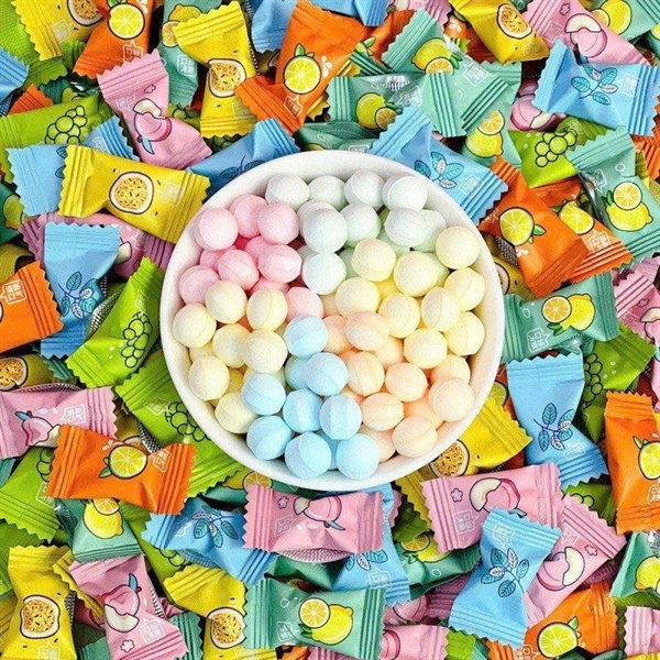  Kẹo ngậm trái cây không đường 500g 