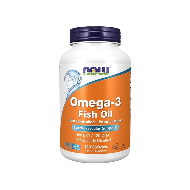  Viên uống dầu cá Now Foods Omega-3 Fish Oil 180EPA/120DHA 180 viên 