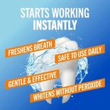  Nước súc miệng TheraBreath Dentist Formulated Whitening Fresh Breath Oral Rinse - Dazzling Mint 3Oz 88.7ml 