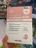  NK - Set 10 miếng mặt nạ Glutathione 350 Prettyskin Treatment Collection Mask Sheet 
