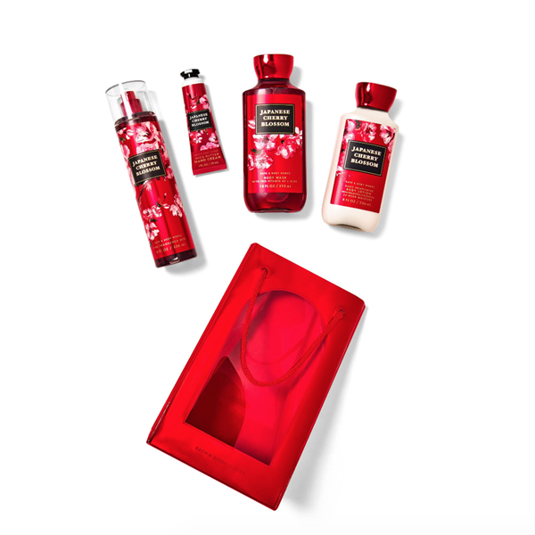  NK - Set chăm sóc da Bath & Body Works Japanese Cherry Blossom Gift Bag Set 