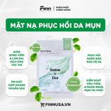  NK - Tách lẻ Hộp 4 miếng mặt nạ dưỡng da, làm dịu da Mediheal Derma Synergy Wrapping Mask Teatree & Cica 25ml 