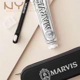  NK - Kem đánh răng làm sạch mảng bám giúp răng trắng khỏe Marvis Whitening Mint Hương Bạc Hà Châu Âu 4.4Oz 85ml 