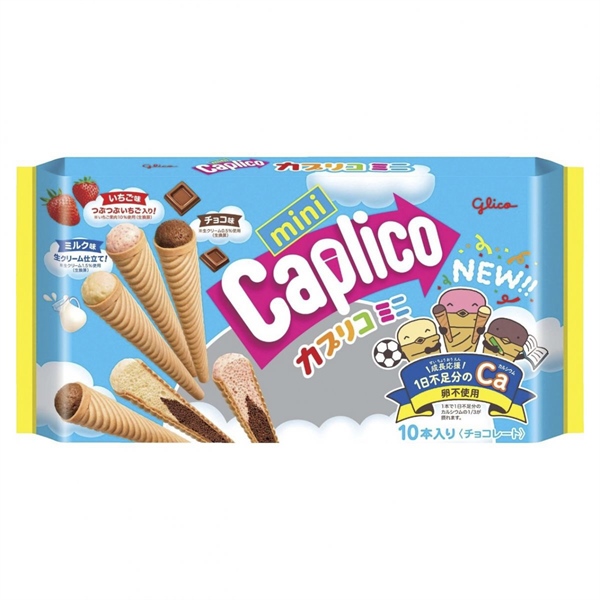  NK - Bánh ốc quế Glico Caplico 10 que 87g 